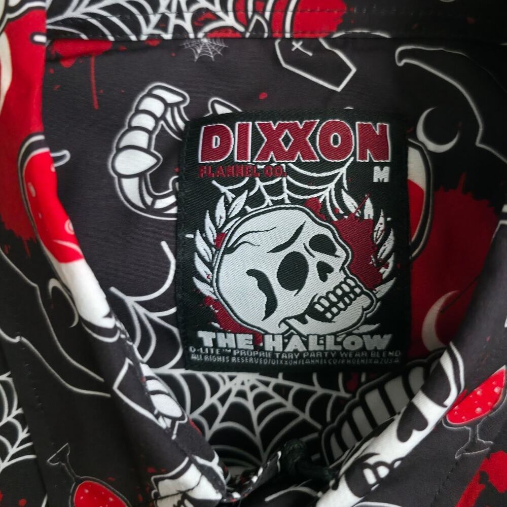 Dixxon Flannel The Hallow Black Friday 13th Bamboo Short Sleeve Shirt Men Sz M - Picture 5 of 11
